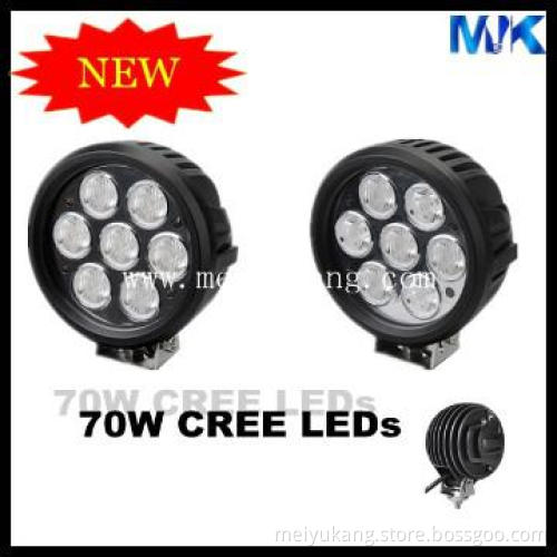 6\'\' 70w 12v 24v led work light/Auto car LED work light